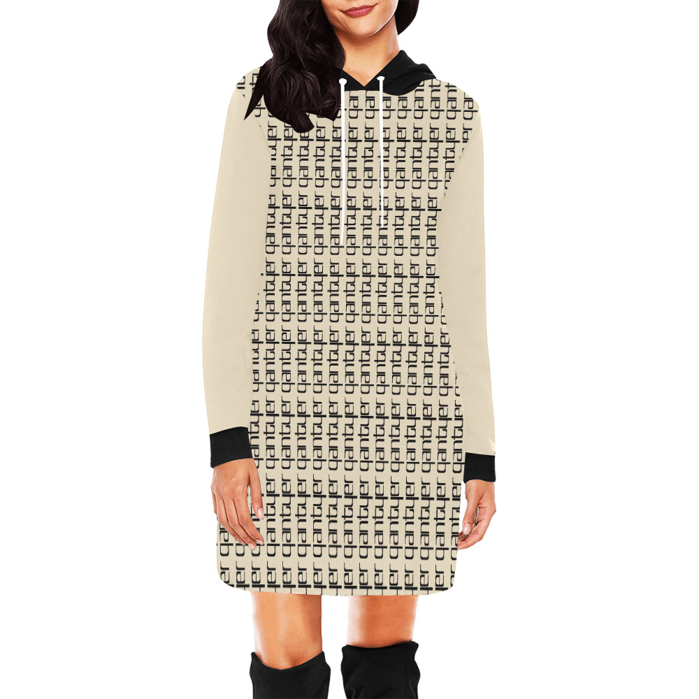 Tolose Q884 | All Over Print Hoodie Mini Dress (Model H27)