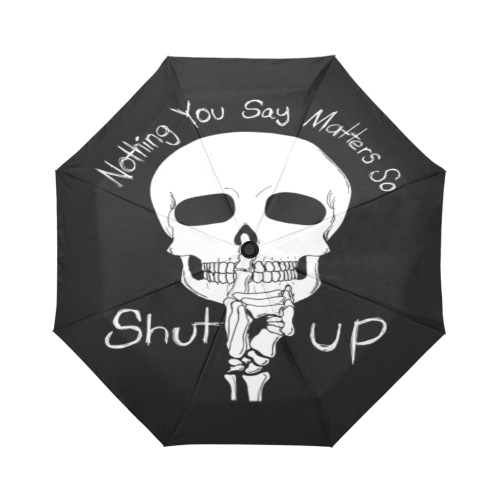 Hush skull umbrella Auto-Foldable Umbrella (Model U04)