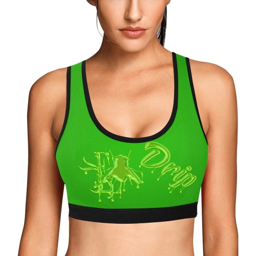 Drip Collectable Fly Women's All Over Print Sports Bra (Model T52)
