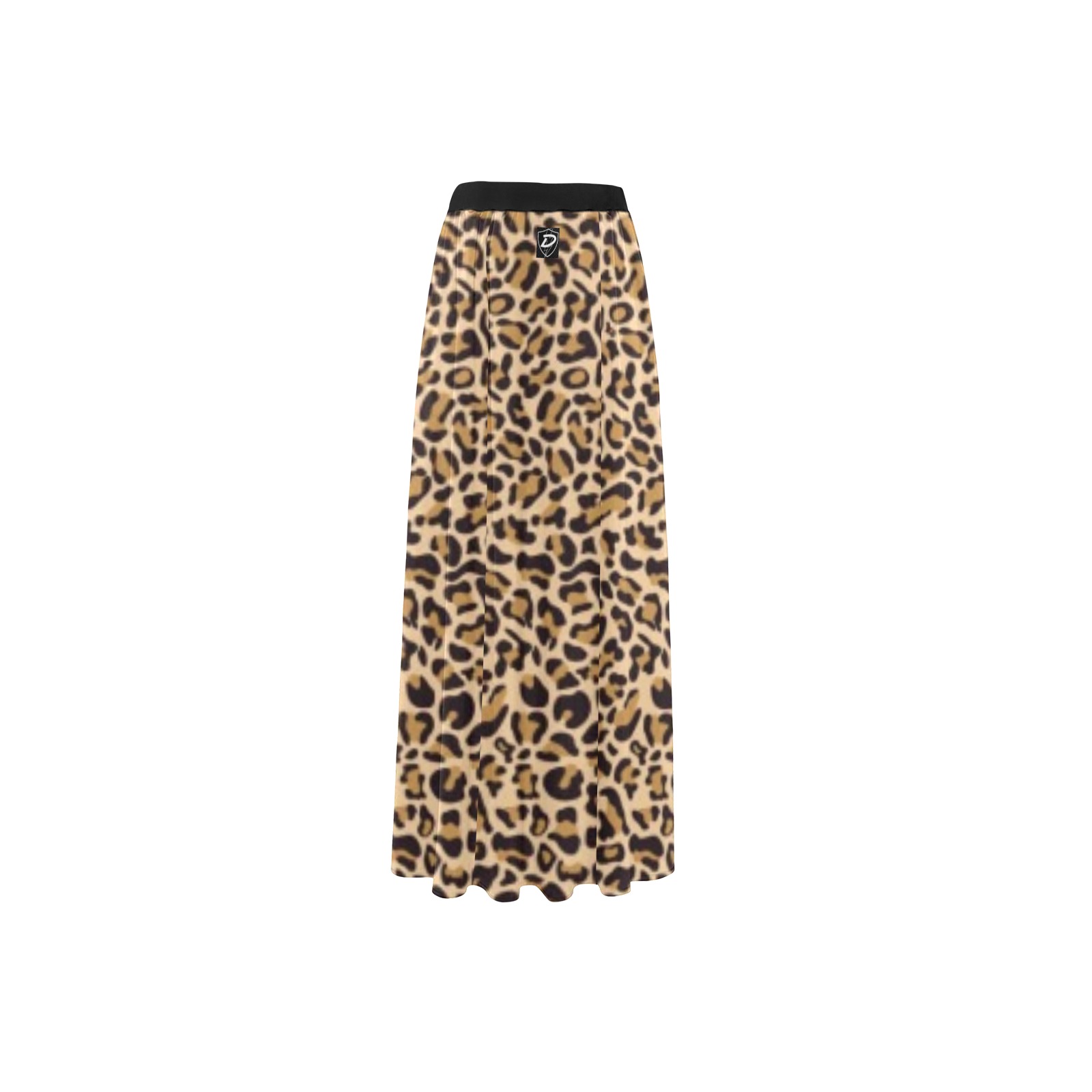 Dionio Clothing - Cheetah High Slit Long Beach Dress High Slit Long Beach Dress (Model S40)