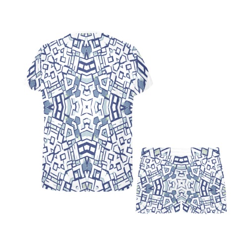 blue crossing Women's Short Pajama Set