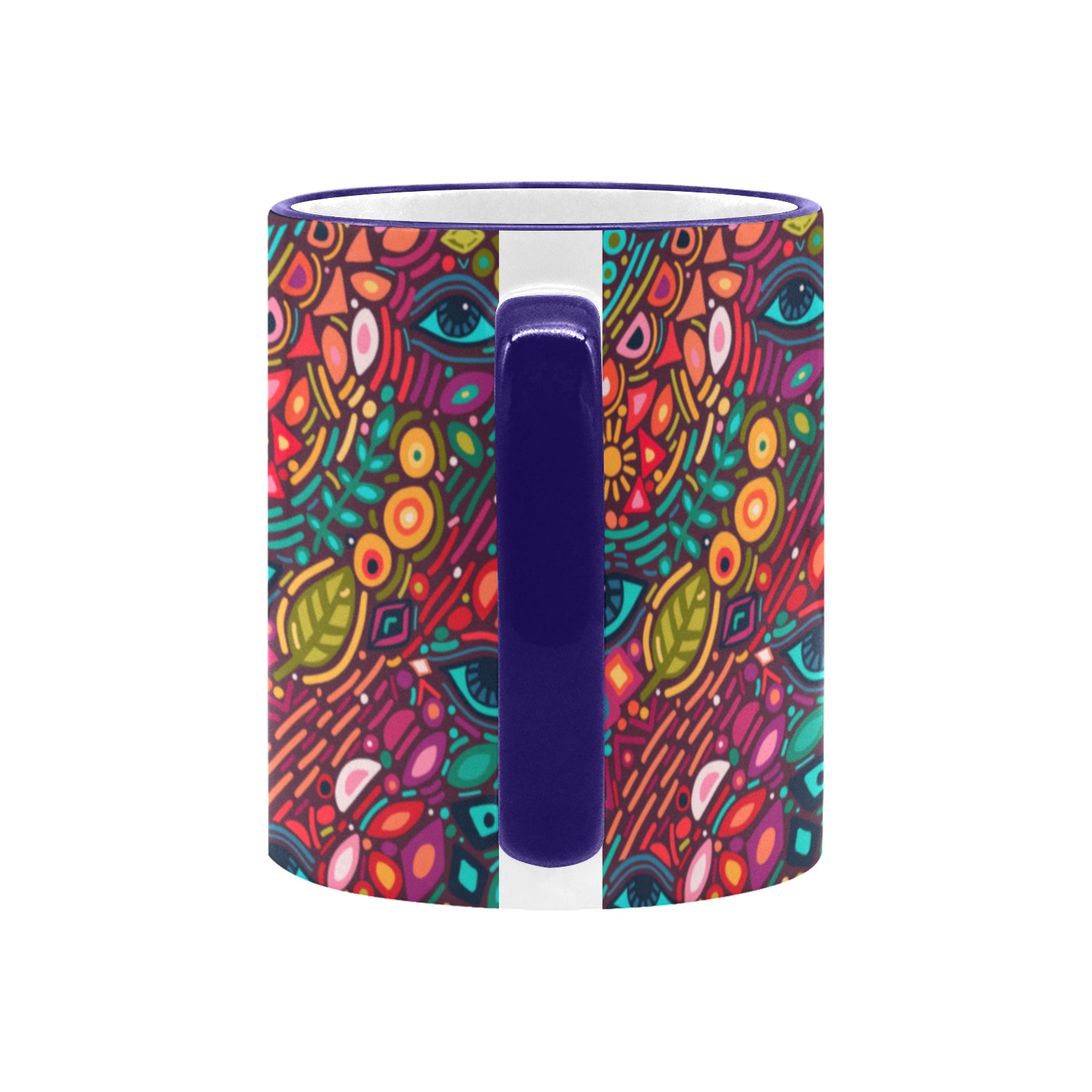 Mystic Boho Custom Edge Color Mug (11oz)
