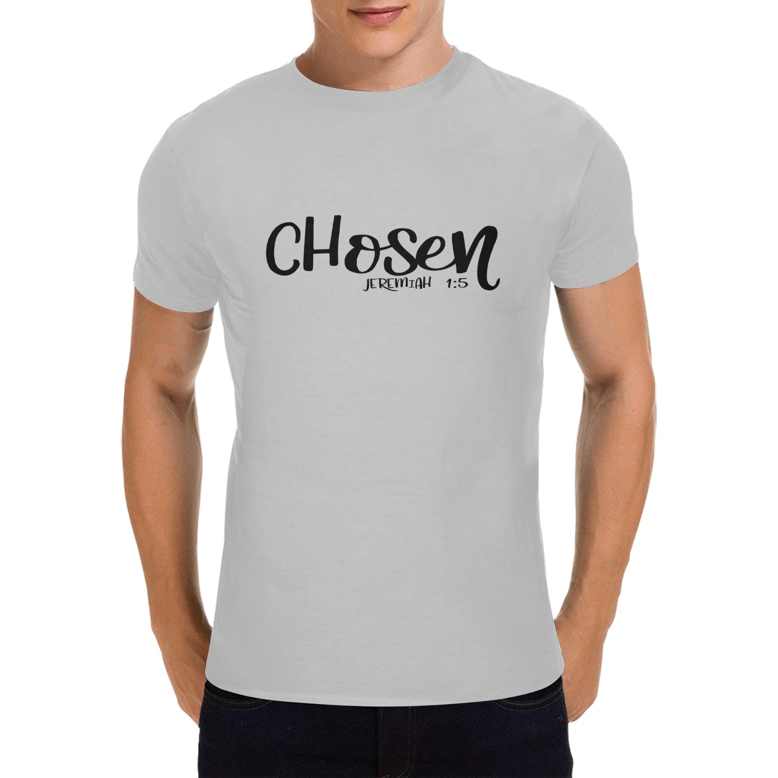 eweNme-Chosen Men's T-Shirt in USA Size (Two Sides Printing)