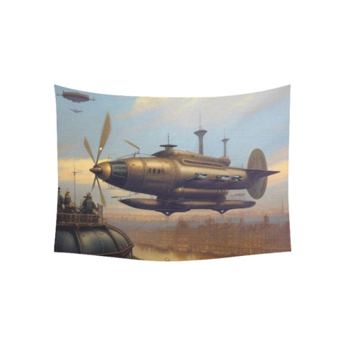 BATTLE OVER LONDON 4 Cotton Linen Wall Tapestry 40"x 30"