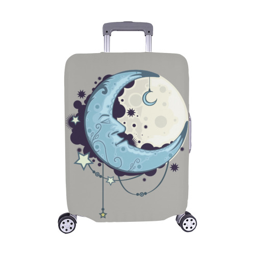 Blue Moon Luggage Cover/Medium 22"-25"