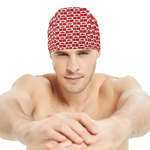 Canadian Flag Swim Cap