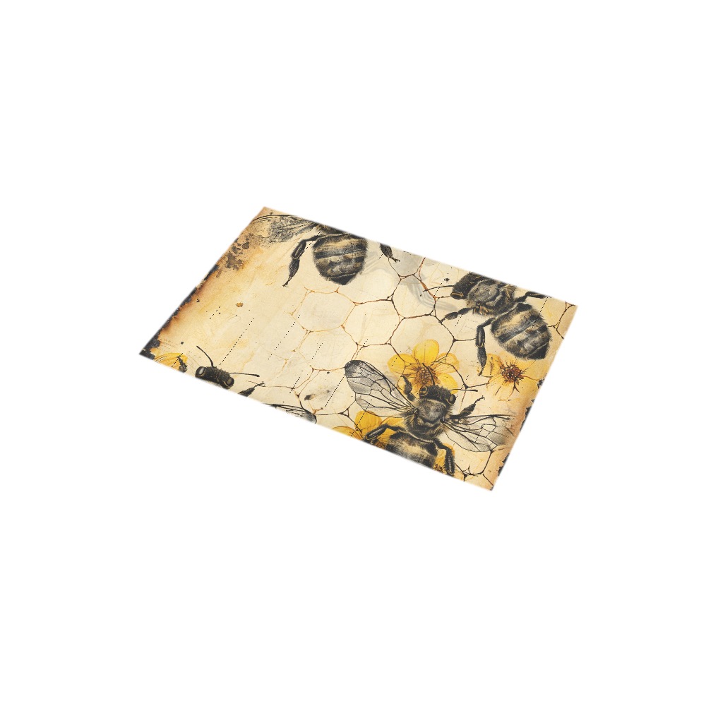 Bee bath rug Bath Rug 16''x 28''