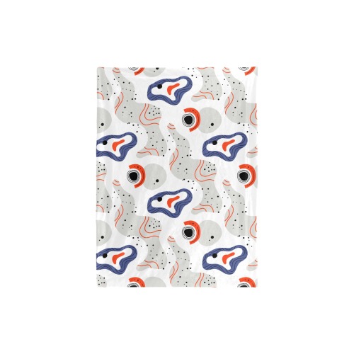Elegant Abstract Mid Century Pattern Baby Blanket 30"x40"