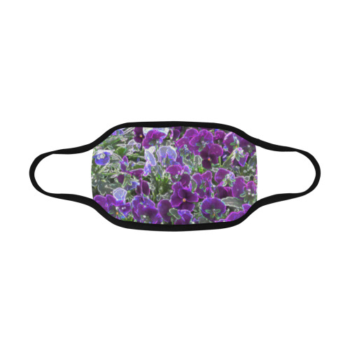 Field Of Purple Flowers 8420 Mouth Mask