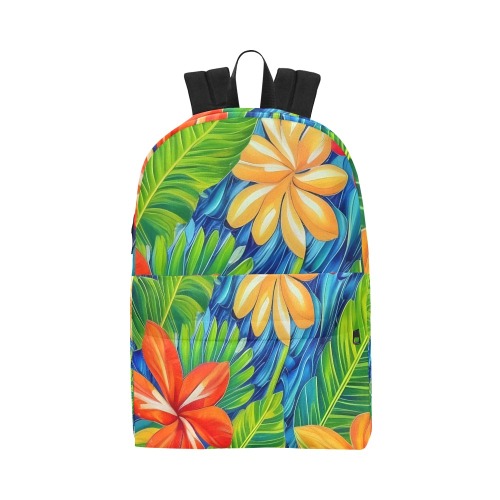 Tropical Flowers Two Unisex Classic Backpack (Model 1673)