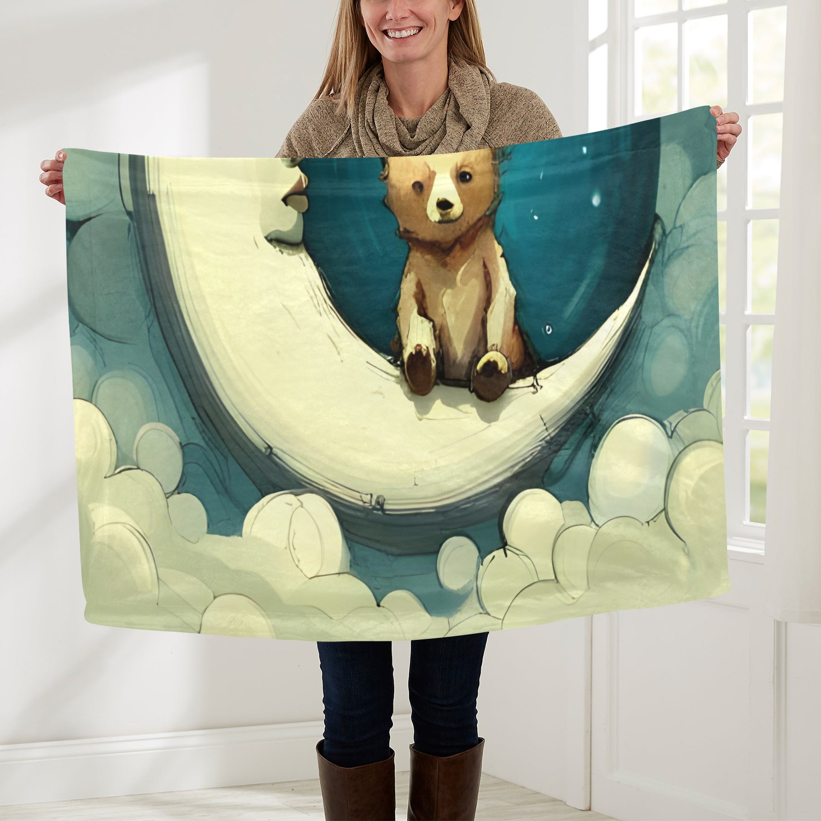 Little Bears 10 Baby Blanket 30"x40"