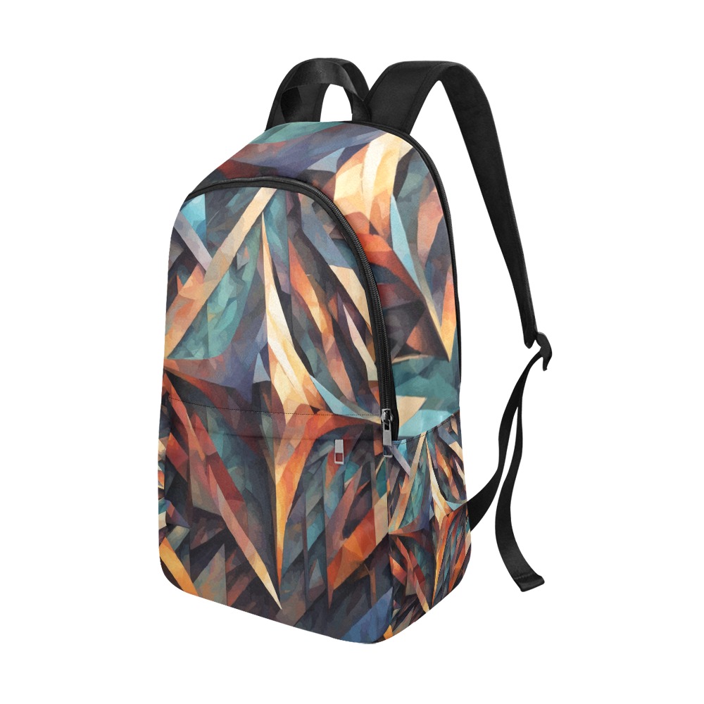 Abstract art of a compass. Cool geometric shapes Fabric Backpack for Adult (Model 1659)
