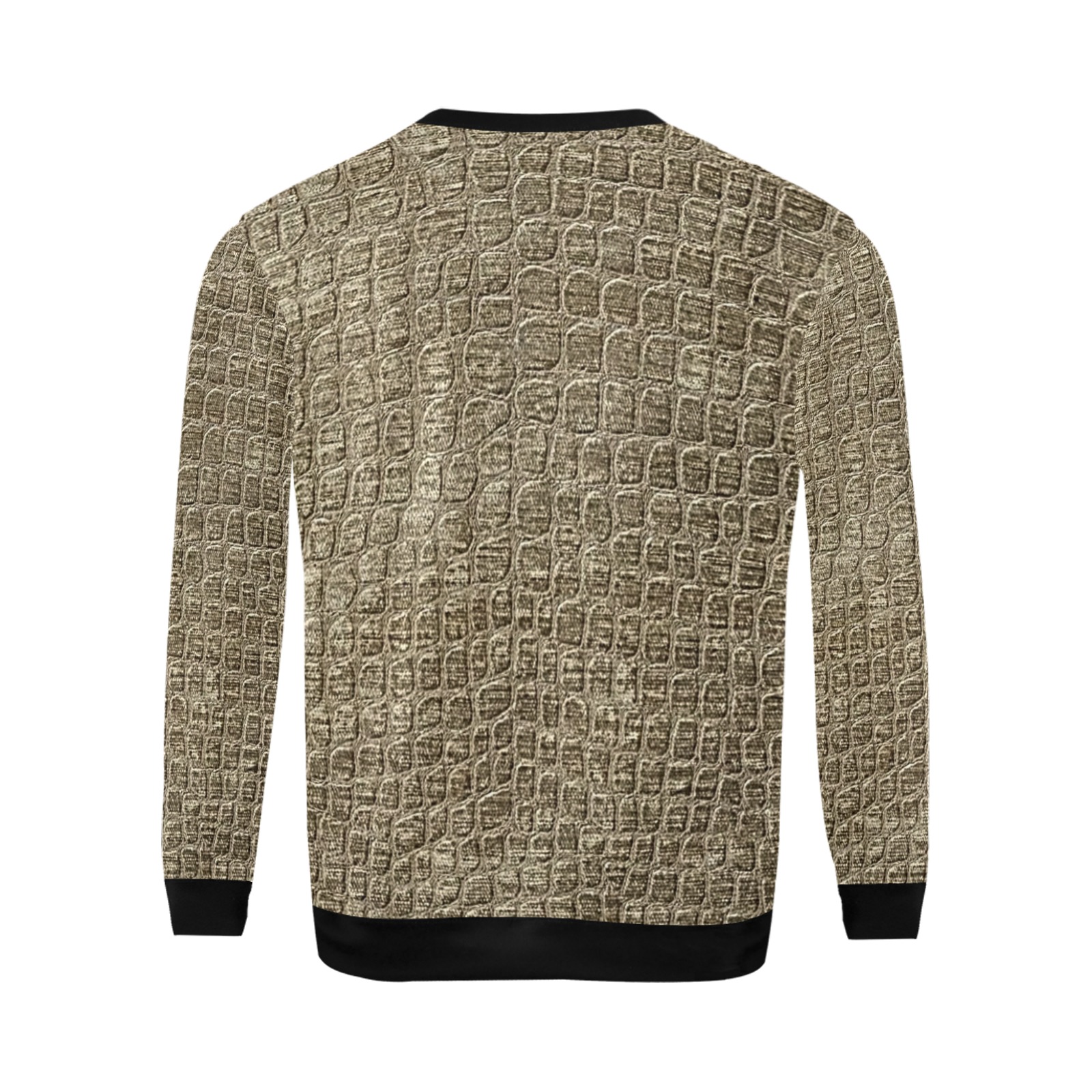 Alligator Toast All Over Print Crewneck Sweatshirt for Men (Model H18)