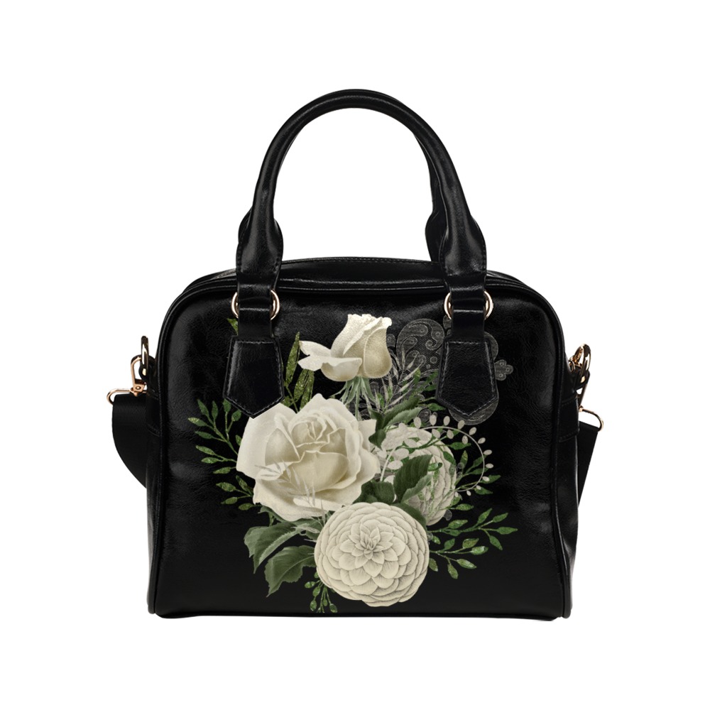 Beautiful Flowers | Shoulder Handbag (Model 1634)