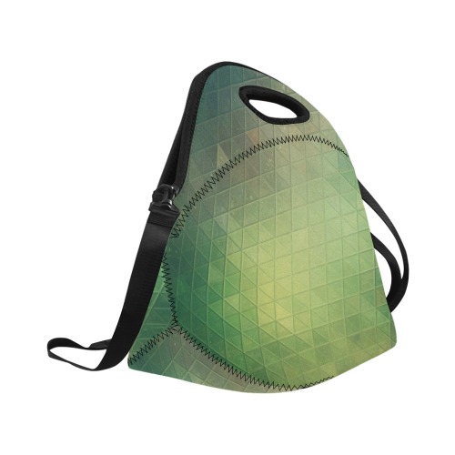 mosaic triangle 12 Neoprene Lunch Bag/Large (Model 1669)