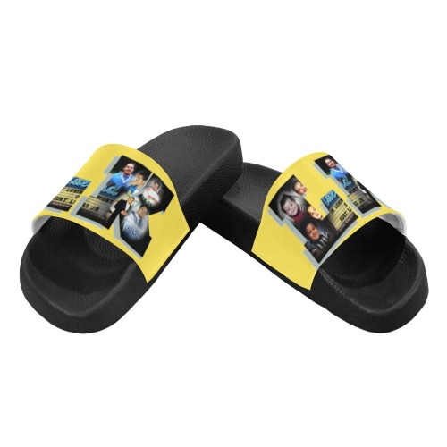 Yellow LK ETP Women's Slide Sandals (Model 057)