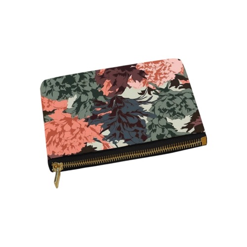 Modern botanical camouflage Carry-All Pouch 9.5''x6''