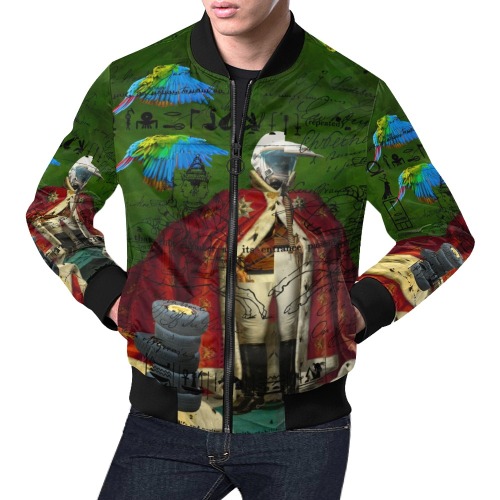the distorted king 2 new images 2 for all over print tee All Over Print Bomber Jacket for Men (Model H19)