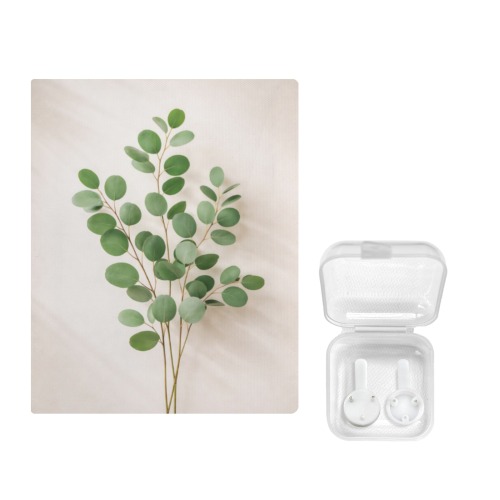 Minimalist Eucalyptus Leaves