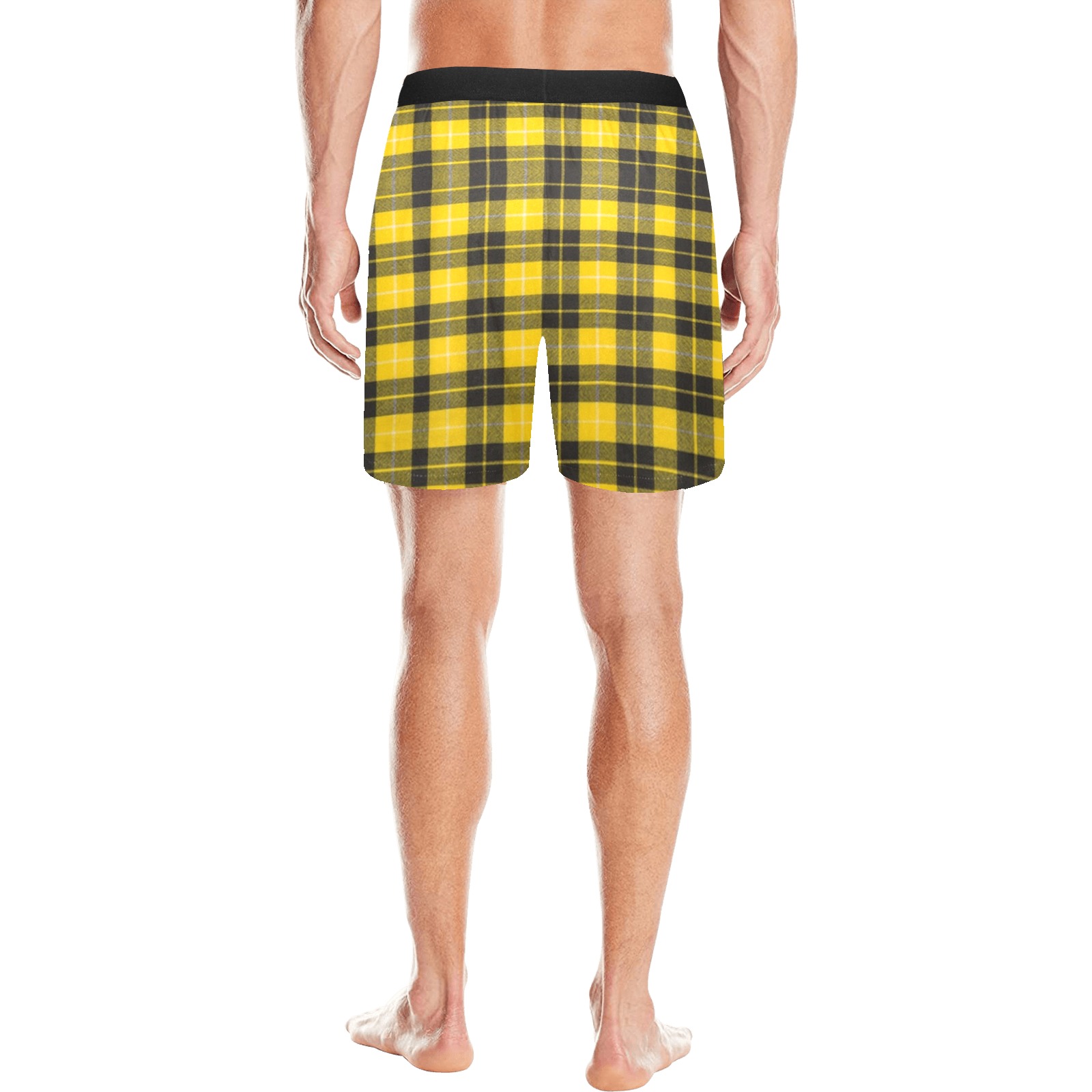 Barclay Dress Modern Men's Mid-Length Pajama Shorts (Model L46)