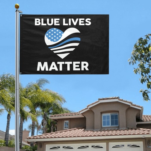 Blue Lives Matter Garden Flag 70"x47"