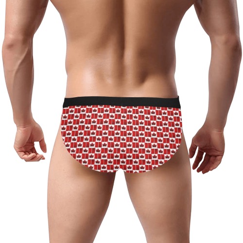 Canadian Flag Underwear - Men's Men's Mid Rise Briefs (Model L48)