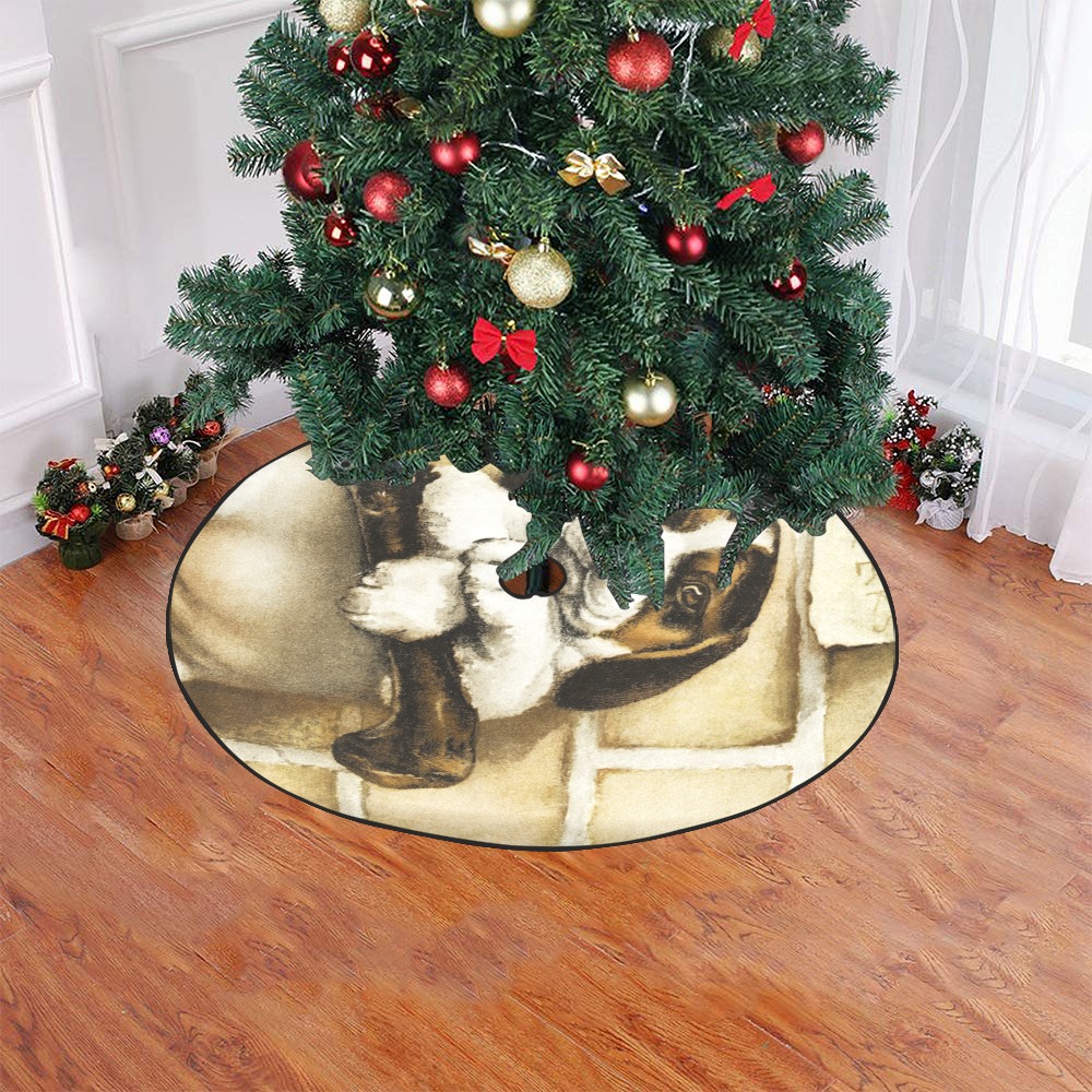 Mine! Christmas Tree Skirt 47" x 47"