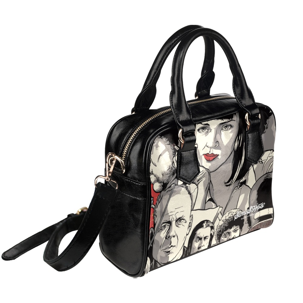 Pulp Fiction Retro Bag Shoulder Handbag (Model 1634)