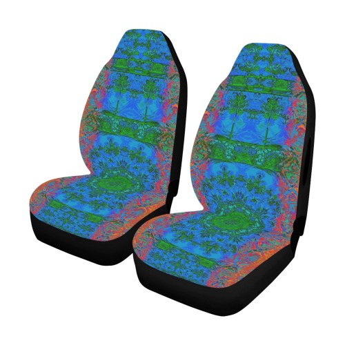 orange 2 Car Seat Cover Airbag Compatible (Set of 2)