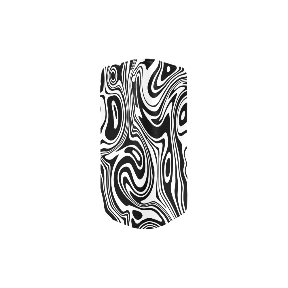 Black and White Marble Women's Clutch Purse (Model 1637)