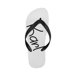 Karl Lagerfeld  Art by Nico Bielow Flip Flops for Men/Women (Model 040)