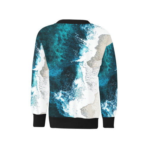 Ocean And Beach Kids' All Over Print Sweatshirt (Model H37)