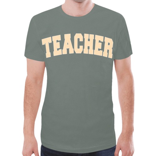 Teacher New All Over Print T-shirt for Men (Model T45)
