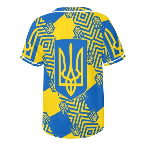 UKRAINE 2 All Over Print Baseball Jersey for Men (Model T50)