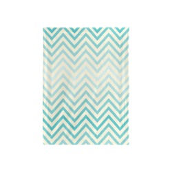 Ombre Chevron Baby Blanket - Large Baby Blanket 40"x50"