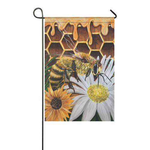 Busy Bee Garden Flag 12‘’x18‘’(Twin Sides)