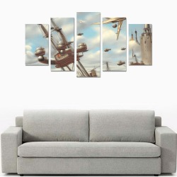 BATTLE OVER LONDON 2 Canvas Print Sets A (No Frame)