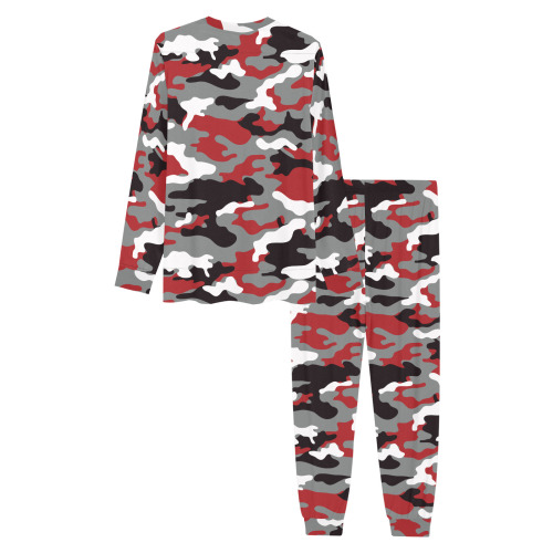 Streetwear Fashion Military Modern Army Camouflage Men's All Over Print Pajama Set with Custom Cuff
