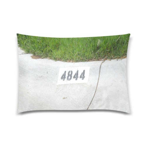 Street Number 4844 Custom Zippered Pillow Case 20"x30"(Twin Sides)