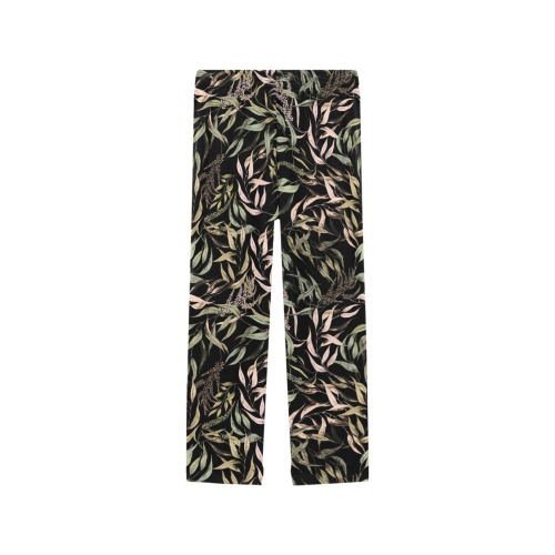 Dark Forest leaves dramatic Women's Pajama Trousers