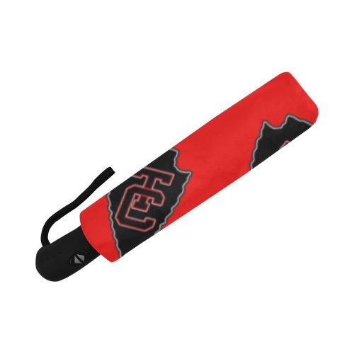 Rain TC Red Auto-Foldable Umbrella (Model U04)