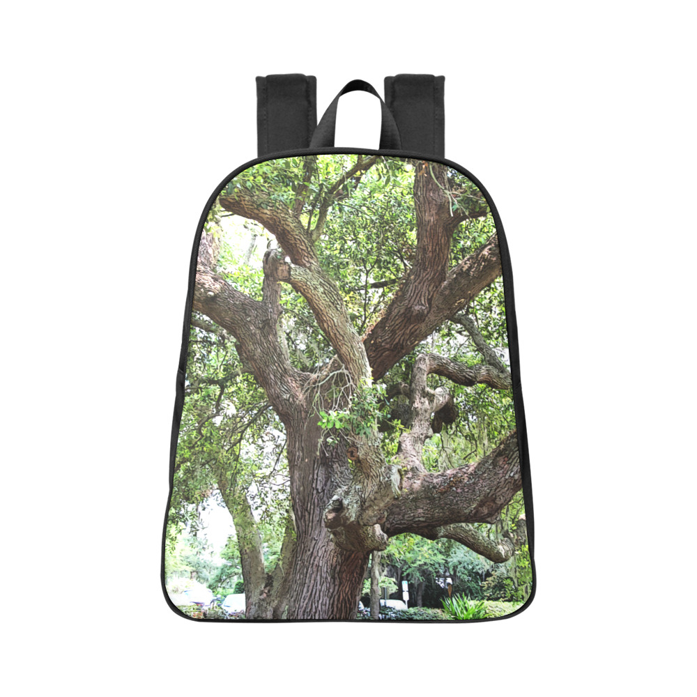 Oak Tree In The Park 7659 Stinson Park Jacksonville Florida Fabric School Backpack (Model 1682) (Large)