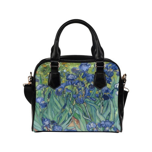 Vintage Art | Vincent van Gogh: Irises | Shoulder Handbag (Model 1634)