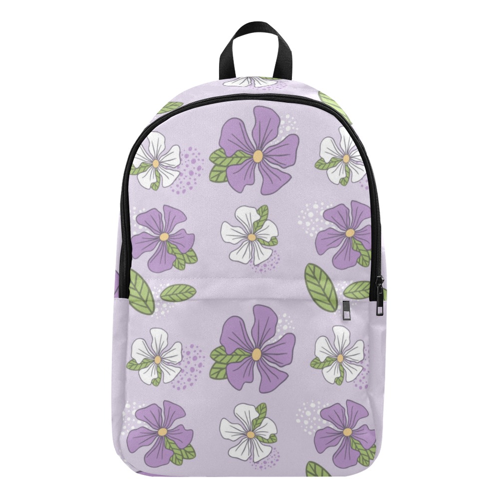 flowers Fabric Backpack for Adult (Model 1659)