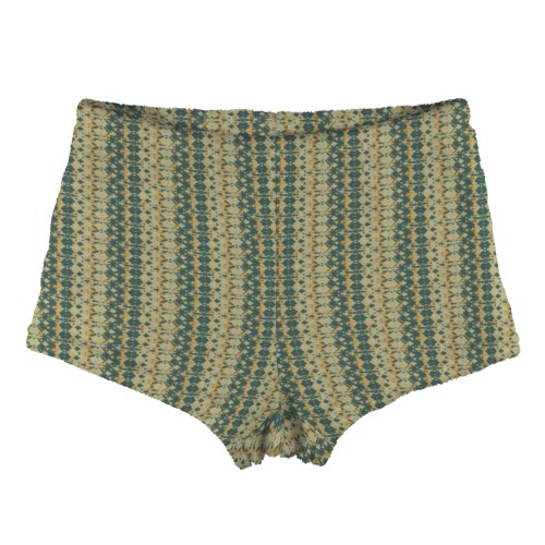 eclectic striped blue beige