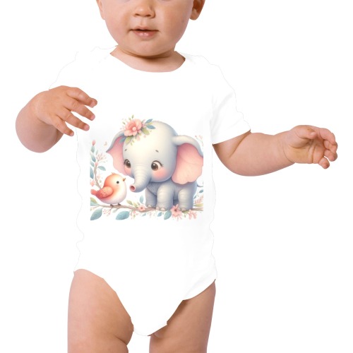 Storybook Woodland Babies Elephant and Bird