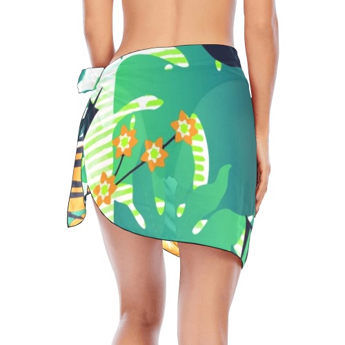 GROOVY FUNK THING FLORAL Beach Sarong Wrap