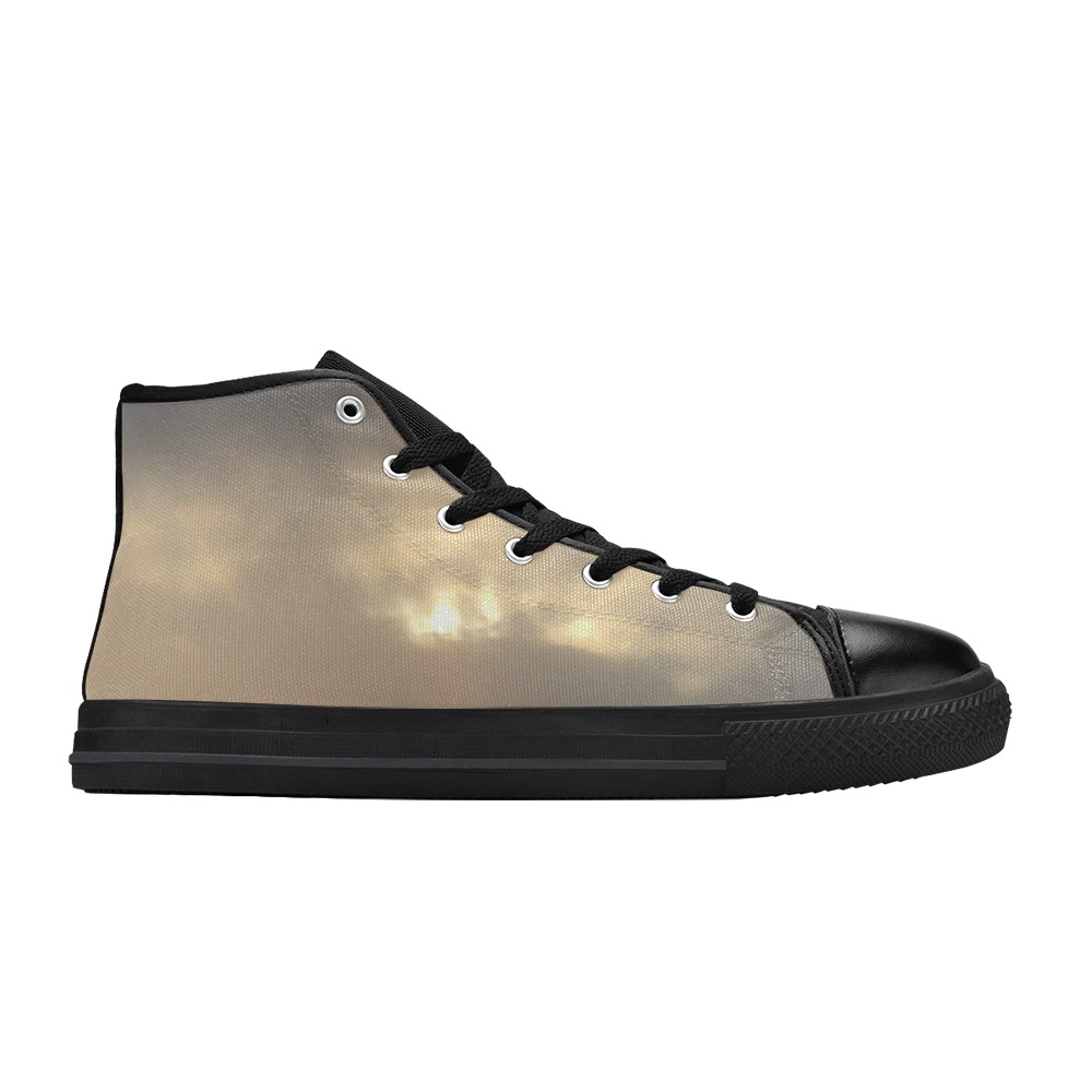 Cloud Collection Women's Classic High Top Canvas Shoes (Model 017)
