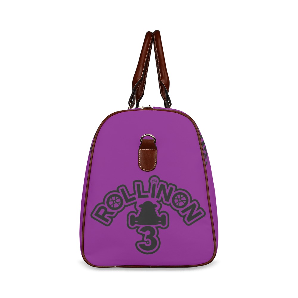 RollinOn3 Purple Travel Bag Waterproof Travel Bag/Small (Model 1639)