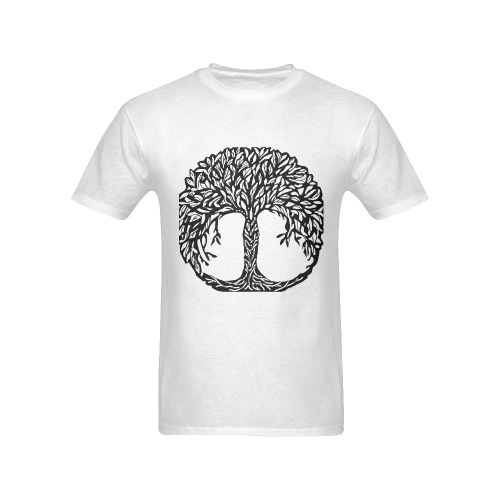 tree (1) Men's T-Shirt in USA Size (Front Printing Only)